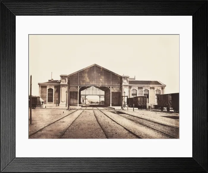 Framed Print : Toulon, ca. 1861. Creator: Edouard Baldus Framed Print : Toulon, ca. 1861. Creator: Edouard Baldus