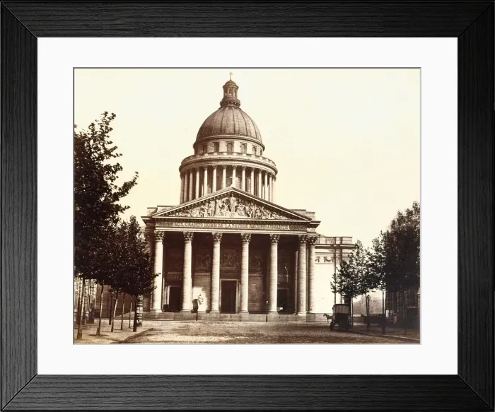 Framed Print : Pantheon, 1860s. Creator: Edouard Baldus Framed Print : Pantheon, 1860s. Creator: Edouard Baldus