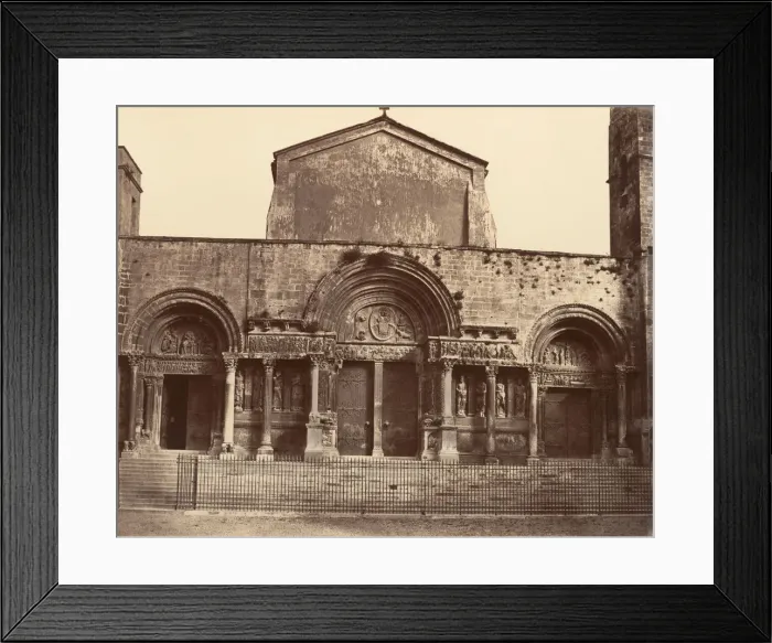 Framed Print : St. Gilles, 1853. Creator: Edouard Baldus Framed Print : St. Gilles, 1853. Creator: Edouard Baldus