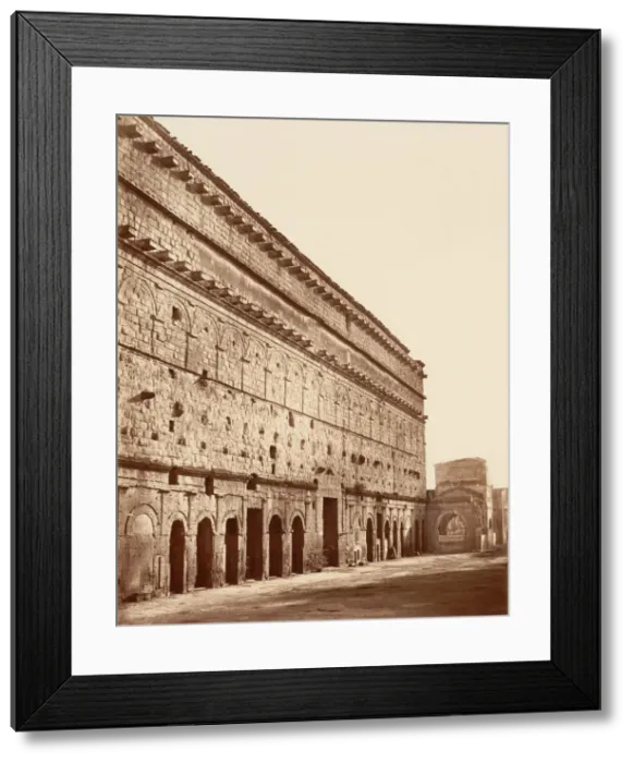 Framed Print : Orange, Theatre Antique, ca. 1861. Creator: Edouard Baldus Framed Print : Orange, Theatre Antique, ca. 1861. Creator: Edouard Baldus