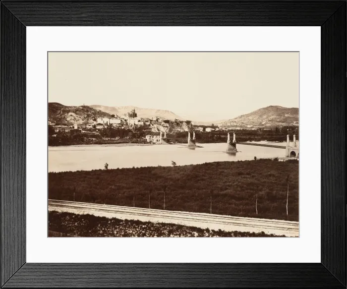 Framed Print : Viviers, ca. 1861. Creator: Edouard Baldus Framed Print : Viviers, ca. 1861. Creator: Edouard Baldus