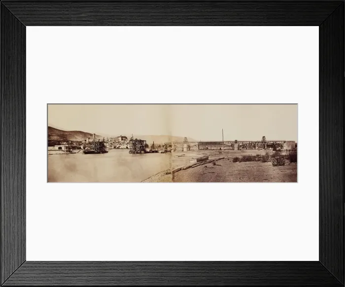 Framed Print : La Voulte, 1861. Creator: Edouard Baldus Framed Print : La Voulte, 1861. Creator: Edouard Baldus