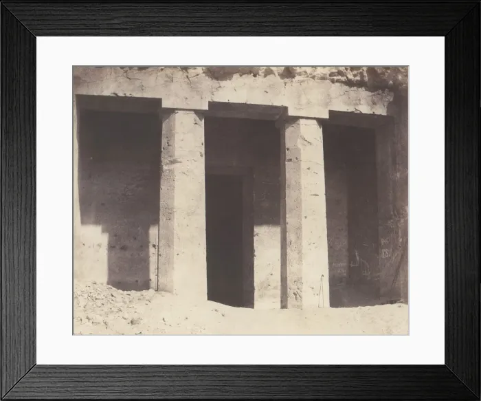 Framed Print : Beni-Hacan, Architecture Hypogeene - Tombeau d Amonei, 1851-52 Framed Print : Beni-Hacan, Architecture Hypogeene - Tombeau d Amonei, 1851-52