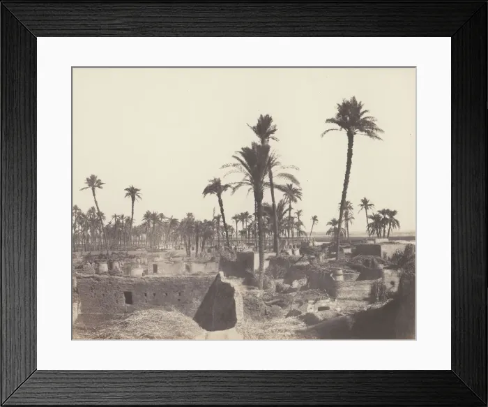 Framed Print : Abaziz, Interieur d un Village Arabe, 1851-52, printed 1853-54 Framed Print : Abaziz, Interieur d un Village Arabe, 1851-52, printed 1853-54