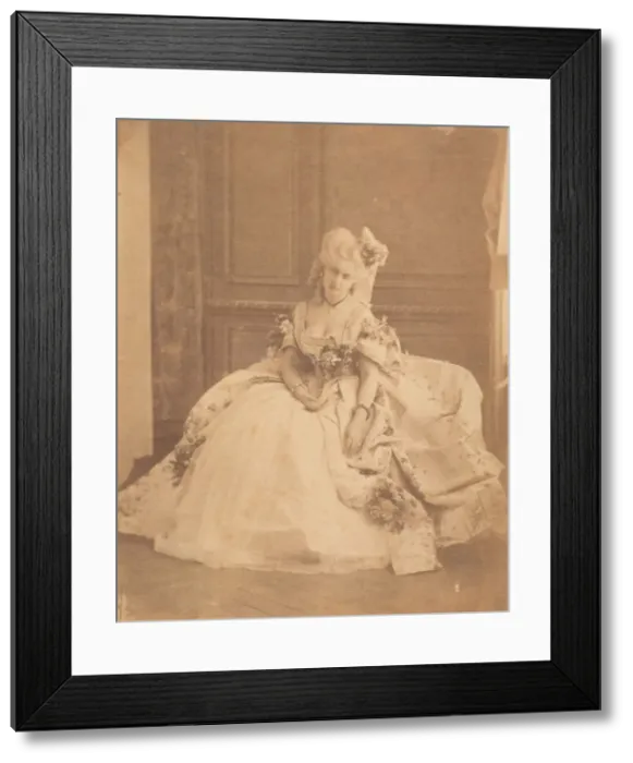 Framed Print : La Marquise Mathilde, 1860s. Creator: Pierre-Louis Pierson Framed Print : La Marquise Mathilde, 1860s. Creator: Pierre-Louis Pierson