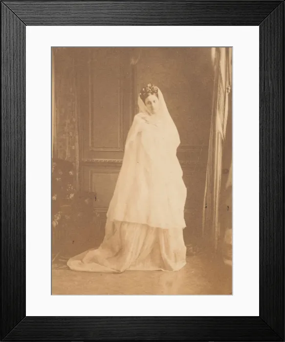 Framed Print : Lucrece (ou la Vestale), 1860s. Creator: Pierre-Louis Pierson Framed Print : Lucrece (ou la Vestale), 1860s. Creator: Pierre-Louis Pierson