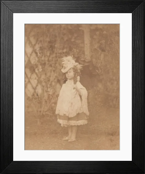 Framed Print : Le treillage, 1860s. Creator: Pierre-Louis Pierson Framed Print : Le treillage, 1860s. Creator: Pierre-Louis Pierson
