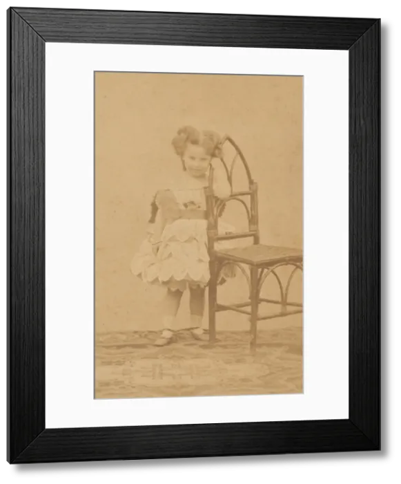 Framed Print : Chaise rustique, 1860s. Creator: Pierre-Louis Pierson Framed Print : Chaise rustique, 1860s. Creator: Pierre-Louis Pierson