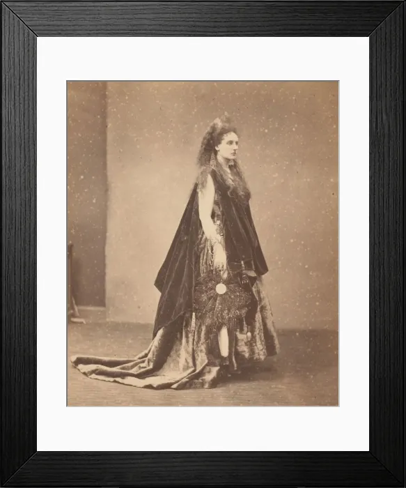 Framed Print : La Reine d etrurie, 1863-67. Creator: Pierre-Louis Pierson Framed Print : La Reine d etrurie, 1863-67. Creator: Pierre-Louis Pierson