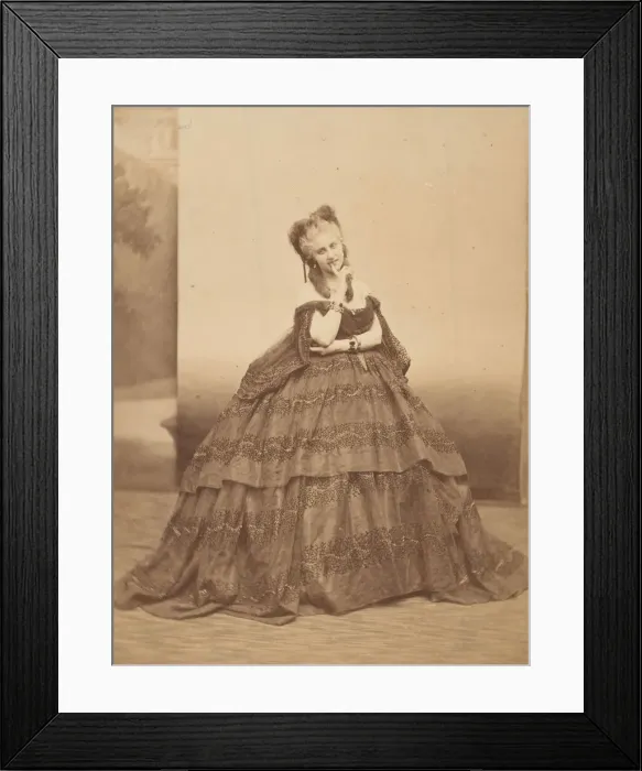Framed Print : Livetta, 1860s. Creator: Pierre-Louis Pierson Framed Print : Livetta, 1860s. Creator: Pierre-Louis Pierson
