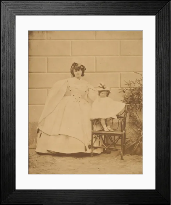 Framed Print : La Mere et L Epoux, 1860s. Creator: Pierre-Louis Pierson Framed Print : La Mere et L Epoux, 1860s. Creator: Pierre-Louis Pierson