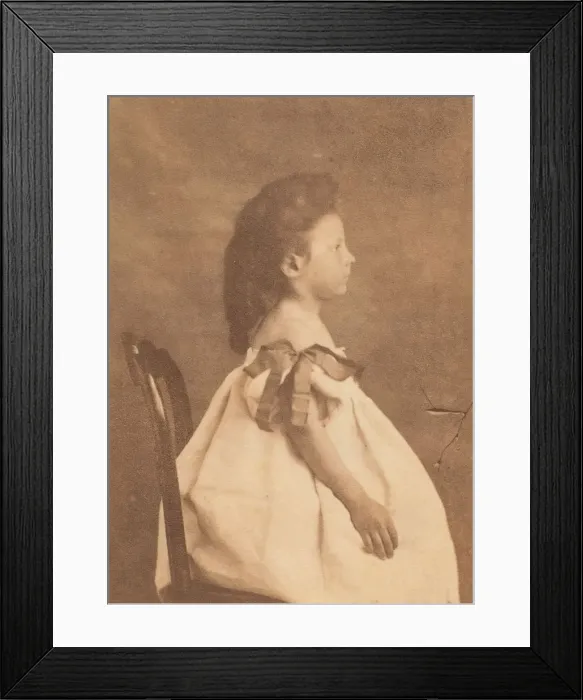 Framed Print : Autre chaise rustique, 1860s. Creator: Pierre-Louis Pierson Framed Print : Autre chaise rustique, 1860s. Creator: Pierre-Louis Pierson