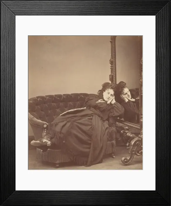 Framed Print : Serie a la Ristori, 1860s. Creator: Pierre-Louis Pierson Framed Print : Serie a la Ristori, 1860s. Creator: Pierre-Louis Pierson