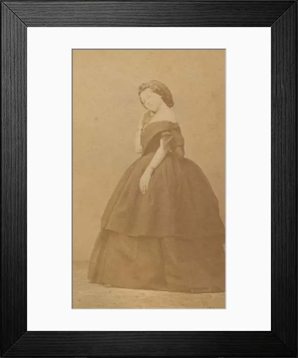 Framed Print : Aux ecoutes, 1860s. Creator: Pierre-Louis Pierson Framed Print : Aux ecoutes, 1860s. Creator: Pierre-Louis Pierson