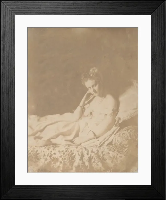 Framed Print : L Accouchee, 1860s. Creator: Pierre-Louis Pierson Framed Print : L Accouchee, 1860s. Creator: Pierre-Louis Pierson