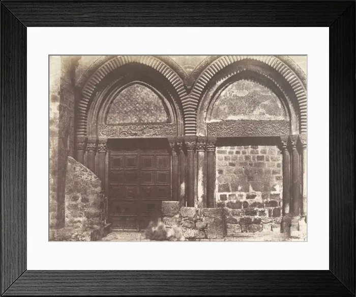 Framed Print : Jerusalem, Saint-Sepulcre, Entree principale, 1854 Framed Print : Jerusalem, Saint-Sepulcre, Entree principale, 1854
