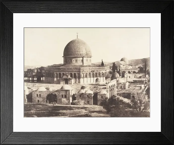 Framed Print : Jerusalem, Mosquee d Omar, cote Nord, Interieur de l enceinte Framed Print : Jerusalem, Mosquee d Omar, cote Nord, Interieur de l enceinte