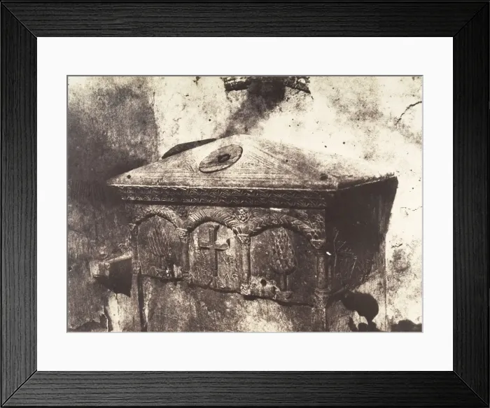 Framed Print : Jerusalem, Fontaine du Couvent grec, 1854. Creator: Auguste Salzmann Framed Print : Jerusalem, Fontaine du Couvent grec, 1854. Creator: Auguste Salzmann