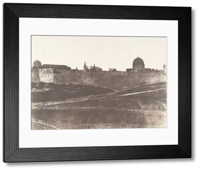 Framed Print : Jerusalem, Enceinte du Temple, Vue generale de la face Sud 2, 1854 Framed Print : Jerusalem, Enceinte du Temple, Vue generale de la face Sud 2, 1854