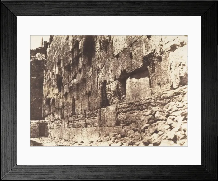 Framed Print : Jerusalem, Enceinte du Temple, Cote Ouest, Heit-el-Morharby, 1854 Framed Print : Jerusalem, Enceinte du Temple, Cote Ouest, Heit-el-Morharby, 1854