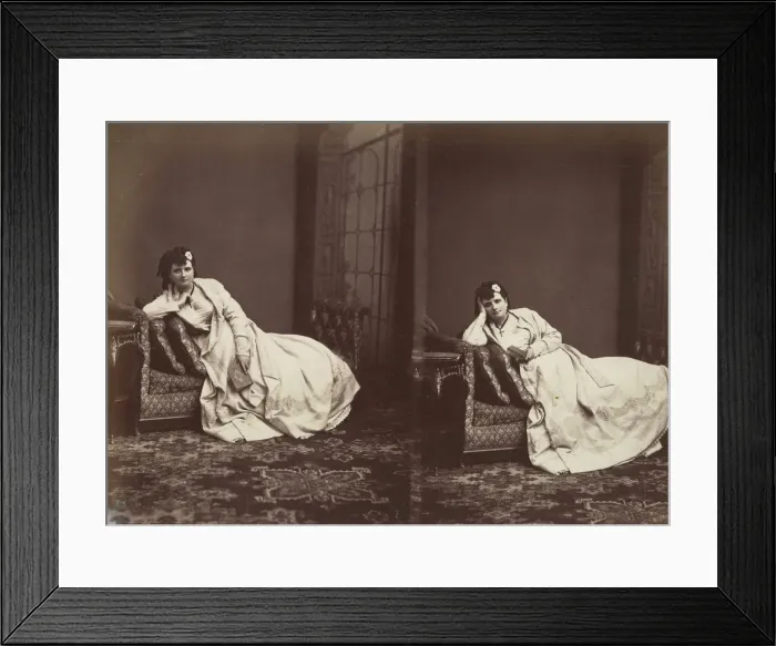 Framed Print : A. Sardou, 1867. Creator: Andre-Adolphe-Eugene Disderi Framed Print : A. Sardou, 1867. Creator: Andre-Adolphe-Eugene Disderi