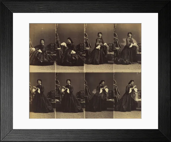 Framed Print : Mangin, 1861. Creator: Andre-Adolphe-Eugene Disderi Framed Print : Mangin, 1861. Creator: Andre-Adolphe-Eugene Disderi