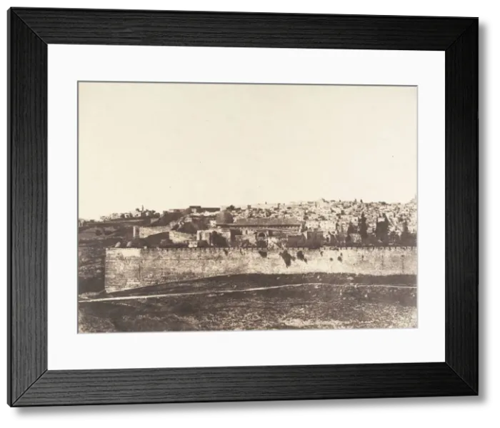 Framed Print : Jerusalem, Enceinte du Temple, Vue generale de la face Est, Pl. 1, 1854 Framed Print : Jerusalem, Enceinte du Temple, Vue generale de la face Est, Pl. 1, 1854