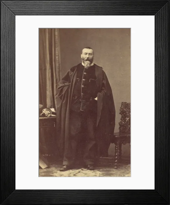 Framed Print : Alphonse Karr, 1850s. Creator: Andre-Adolphe-Eugene Disderi Framed Print : Alphonse Karr, 1850s. Creator: Andre-Adolphe-Eugene Disderi