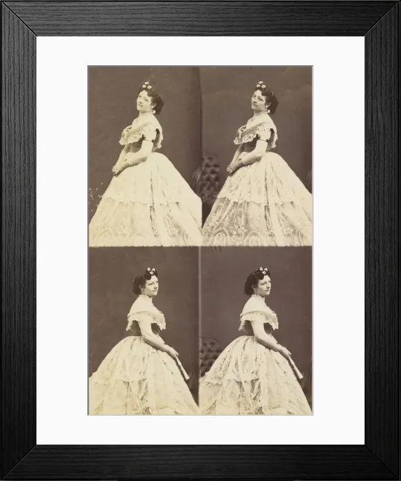 Framed Print : Honoune Keller, 1864-65. Creator: Andre-Adolphe-Eugene Disderi Framed Print : Honoune Keller, 1864-65. Creator: Andre-Adolphe-Eugene Disderi