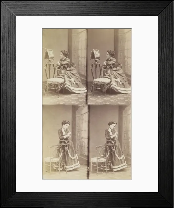 Framed Print : Dulare, February 1865-75. Creator: Andre-Adolphe-Eugene Disderi Framed Print : Dulare, February 1865-75. Creator: Andre-Adolphe-Eugene Disderi