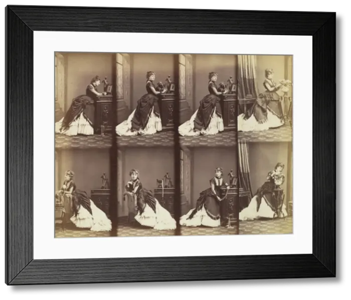 Framed Print : Rosalie Leon, 1866. Creator: Andre-Adolphe-Eugene Disderi Framed Print : Rosalie Leon, 1866. Creator: Andre-Adolphe-Eugene Disderi