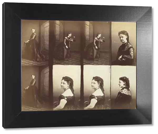 Amelie and Elise Gitteri, 1866. Creator: Andre-Adolphe-Eugene Disderi