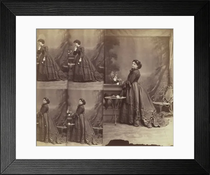 Framed Print : Finali, 1866. Creator: Andre-Adolphe-Eugene Disderi Framed Print : Finali, 1866. Creator: Andre-Adolphe-Eugene Disderi