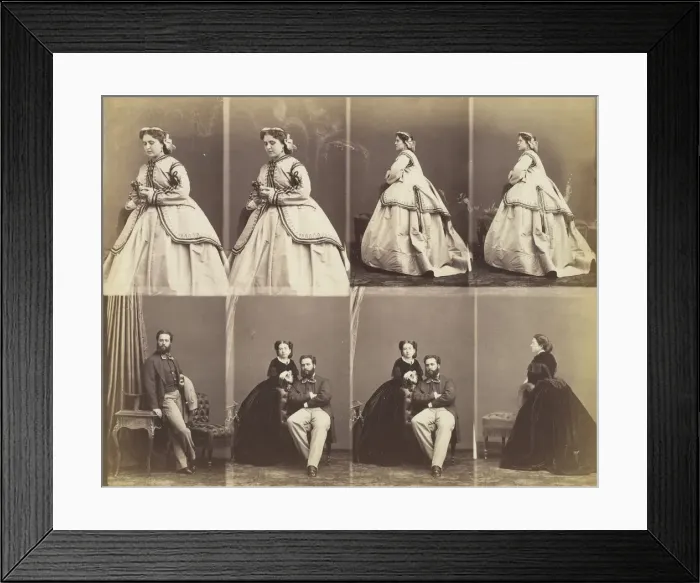 Framed Print : Heloise, 1863. Creator: Andre-Adolphe-Eugene Disderi