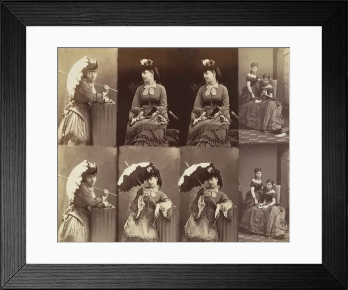 Framed Print : Gabrielle;M. Gutierrez de Estrada, 1867. Creator: Andre-Adolphe-Eugè Framed Print : Gabrielle;M. Gutierrez de Estrada, 1867. Creator: Andre-Adolphe-Eugè