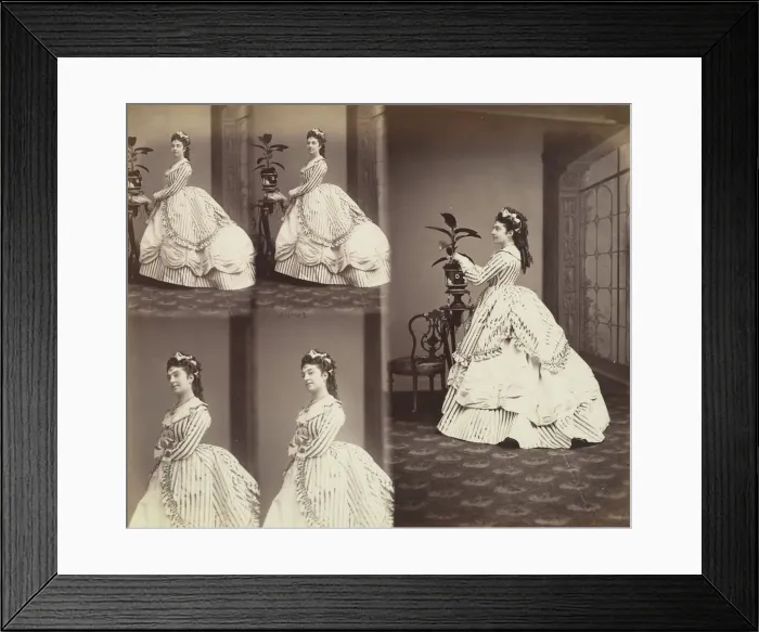 Framed Print : Beresford, 1867. Creator: Andre-Adolphe-Eugene Disderi Framed Print : Beresford, 1867. Creator: Andre-Adolphe-Eugene Disderi