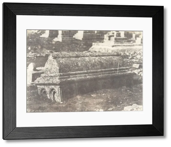Framed Print : Jerusalem, Tombeau arabe, 1854. Creator: Auguste Salzmann Framed Print : Jerusalem, Tombeau arabe, 1854. Creator: Auguste Salzmann