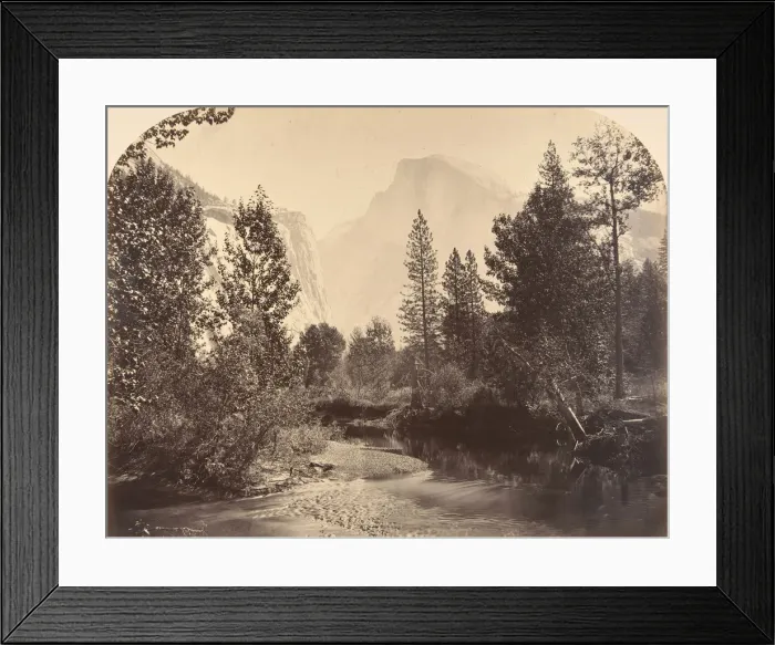 Framed Print : Tasayac, or the Half Dome, 4967 Feet, 1861. Creator: Carleton Emmons Watkins Framed Print : Tasayac, or the Half Dome, 4967 Feet, 1861. Creator: Carleton Emmons Watkins