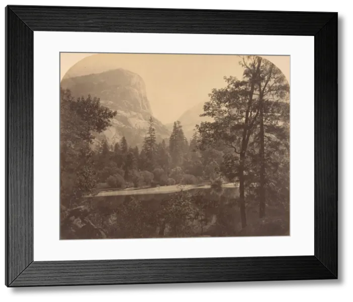 Framed Print : The Lake at the Foot of Half Dome, 1861. Creator: Carleton Emmons Watkins Framed Print : The Lake at the Foot of Half Dome, 1861. Creator: Carleton Emmons Watkins