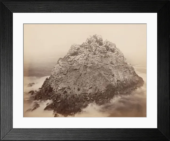 Framed Print : Sugar Loaf Islands, Farallons, 1868-69. Creator: Carleton Emmons Watkins Framed Print : Sugar Loaf Islands, Farallons, 1868-69. Creator: Carleton Emmons Watkins