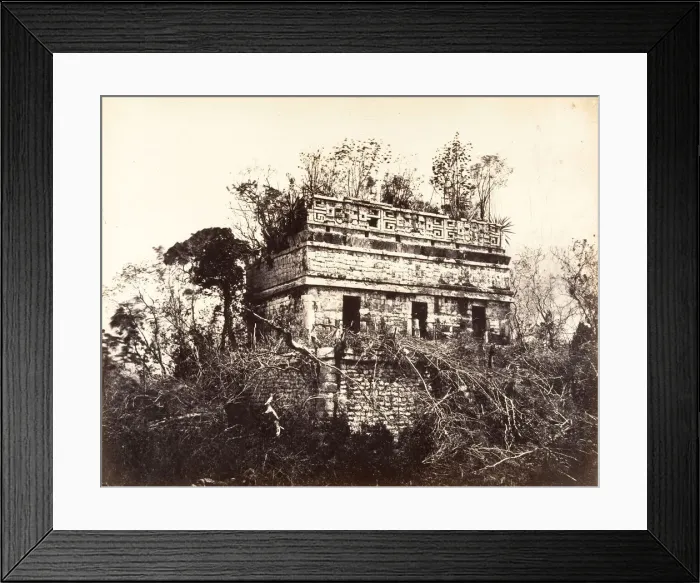 Framed Print : La Prison, a Chichen-Itza, 1857-89. Creator: Desire Charnay Framed Print : La Prison, a Chichen-Itza, 1857-89. Creator: Desire Charnay