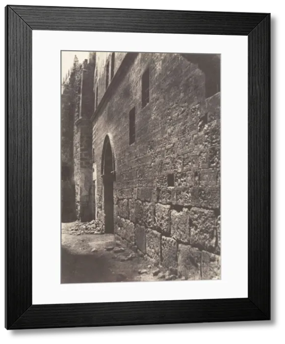 Framed Print : Jerusalem, Auberge d Allemagne, 1854. Creator: Auguste Salzmann Framed Print : Jerusalem, Auberge d Allemagne, 1854. Creator: Auguste Salzmann