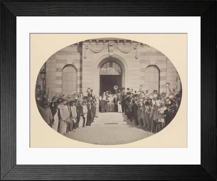 Framed Print : [The 15th of August. Imperial Asylum at Vincennes], 1858. Creator: Charles Negre