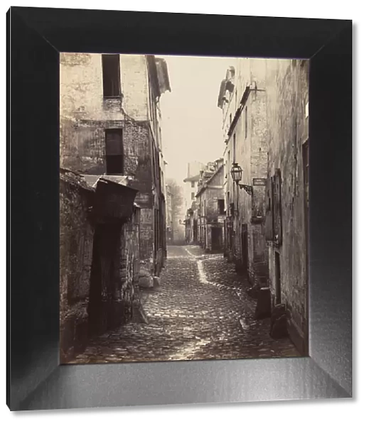 Rue Traversine (from the Rue d Arras), ca. 1868. Creator: Charles Marville