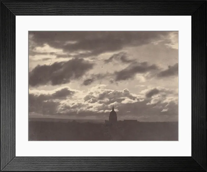 Framed Print : Etude de ciel, 1855-56. Creator: Charles Marville Framed Print : Etude de ciel, 1855-56. Creator: Charles Marville