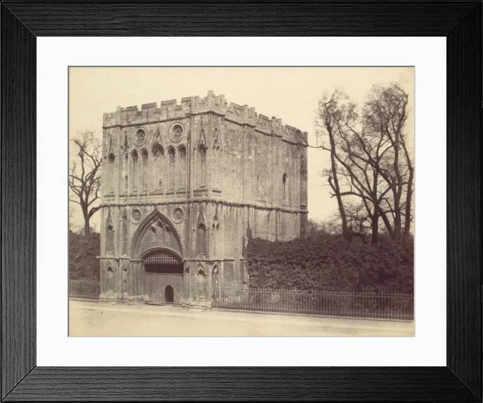 Framed Print : Gateway - Bury St. Edmonds, 1858. Creator: Alfred Capel-Cure Framed Print : Gateway - Bury St. Edmonds, 1858. Creator: Alfred Capel-Cure