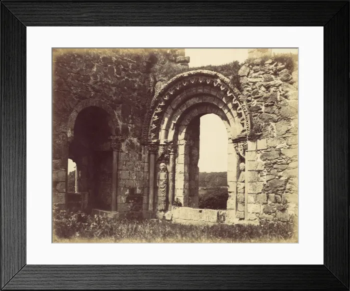 Framed Print : Haughmond Abbey, 1858. Creator: Alfred Capel-Cure Framed Print : Haughmond Abbey, 1858. Creator: Alfred Capel-Cure
