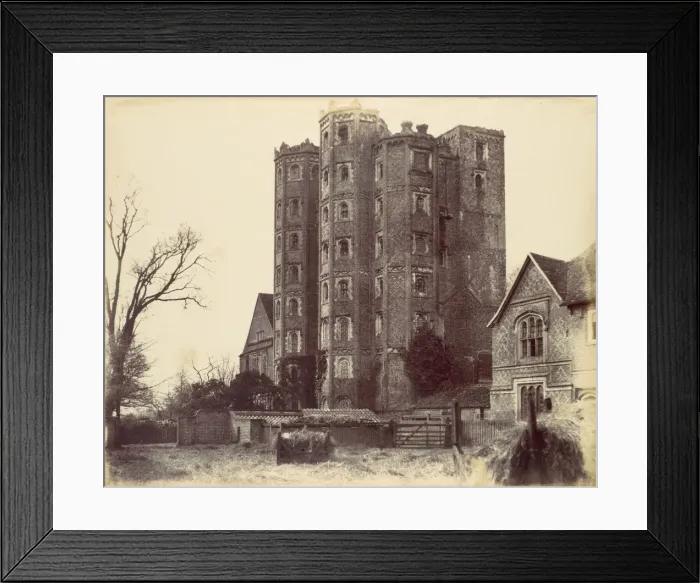 Framed Print : Layer Marney, 1857. Creator: Alfred Capel-Cure Framed Print : Layer Marney, 1857. Creator: Alfred Capel-Cure