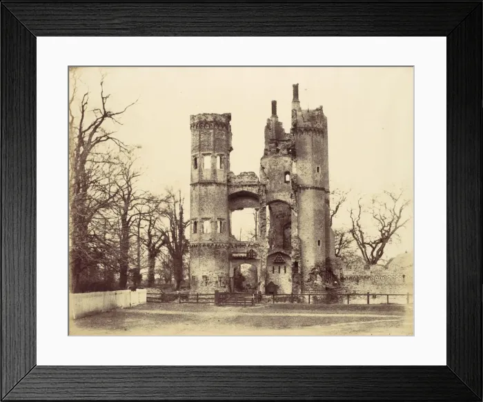 Framed Print : Nether Hall, 1857. Creator: Alfred Capel-Cure Framed Print : Nether Hall, 1857. Creator: Alfred Capel-Cure