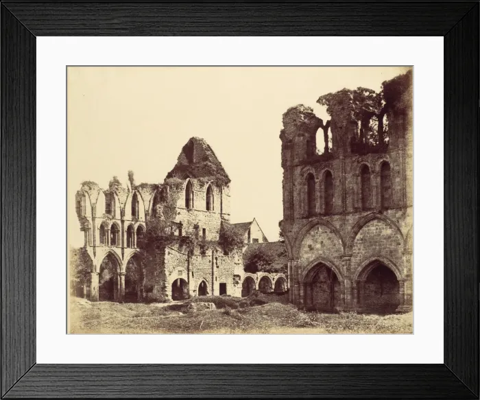 Framed Print : Wenlock Abbey, 1858. Creator: Alfred Capel-Cure Framed Print : Wenlock Abbey, 1858. Creator: Alfred Capel-Cure